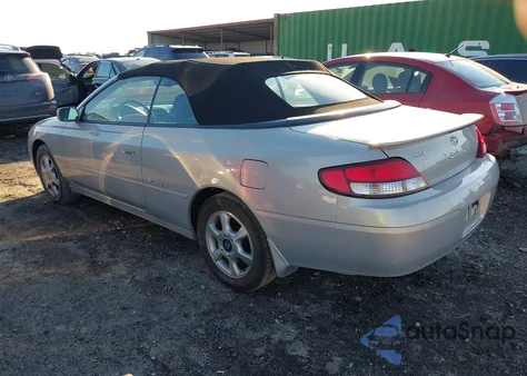 2000 Toyota Camry Solara Sle V6 z USA, uszkodzony, nr VIN 2T1FF22P5YC375558